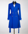 Men’s Blue Belted Coat