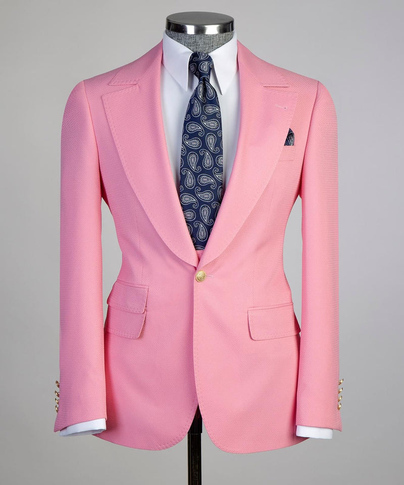 Winds Pink Mens Suit