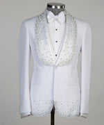 Men’s White Dynasty Tuxedo Suit