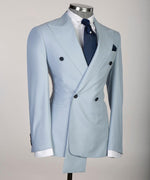 Men’s Plush Double Breasted Suit