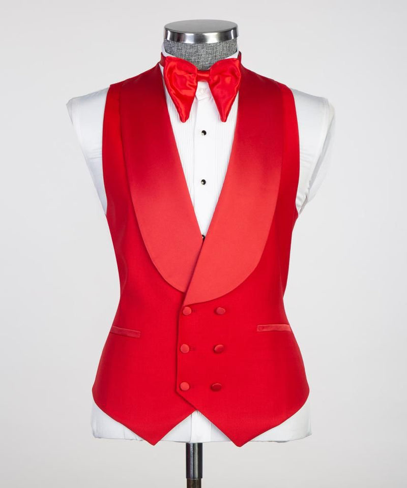 Men’s Red Tuxedo Suit