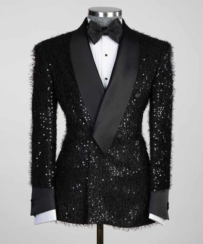 Men’s Black belted Tuxedo