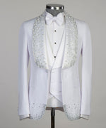 Men’s White Dynasty Tuxedo Suit