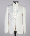 Men’s Three pieces Ivory Tuxedo Suit