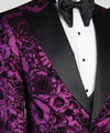 Men’s Flowered Tuxedo Suit