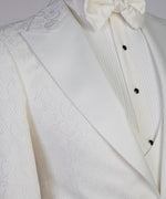 Men’s Three pieces Ivory Tuxedo Suit