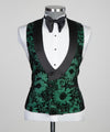 Men’s Flowered Tuxedo Suit