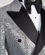 Splash Gray Tuxedo double Breasted