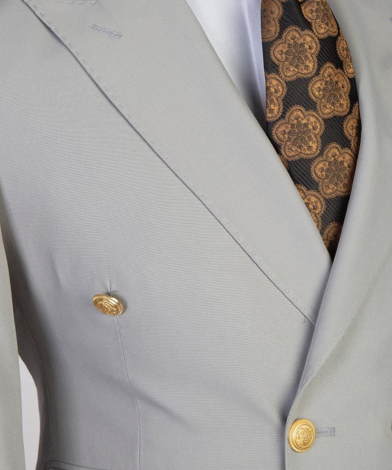 Men’s Gray Double Breasted Suit