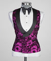 Men’s Flowered Tuxedo Suit