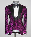 Men’s Flowered Tuxedo Suit