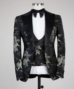 Black and Grey 3 pieces tuxedo