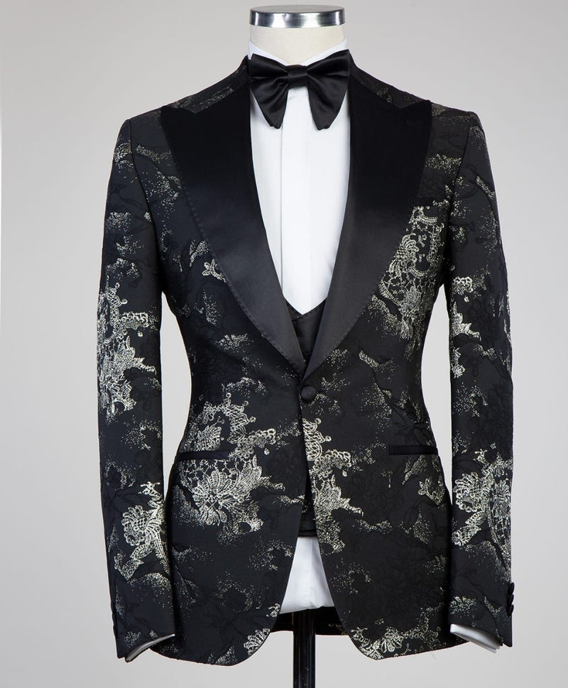 Black and Grey 3 pieces tuxedo