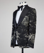 Black and Grey 3 pieces tuxedo