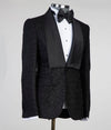 3 Pieces black tuxedo suit