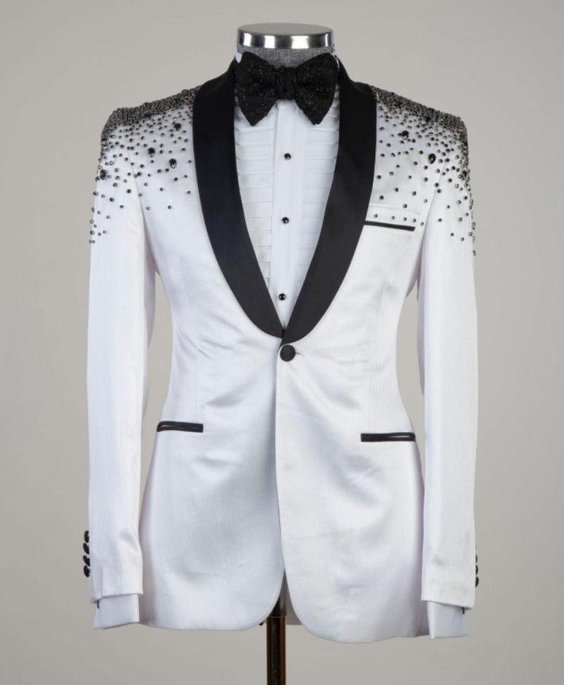 Gold stone Tuxedo suit