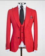 3 pieces Red blood suit