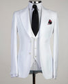 3 pieces white suit