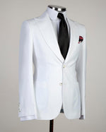 3 pieces white suit