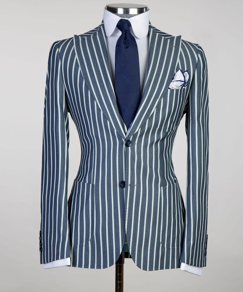 3 pieces plaid suit