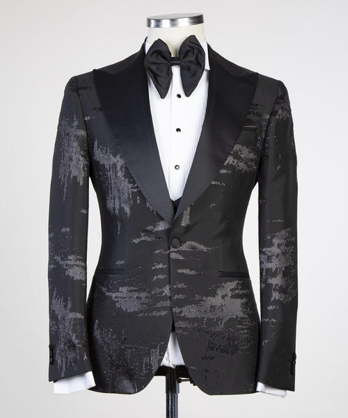 3 pieces classic Tuxedo on fire