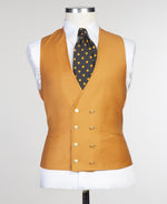 3 pieces orange Business suit