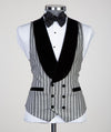 3 pieces plaid tuxedo