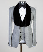 3 pieces Grey Ceremonial Tuxedo