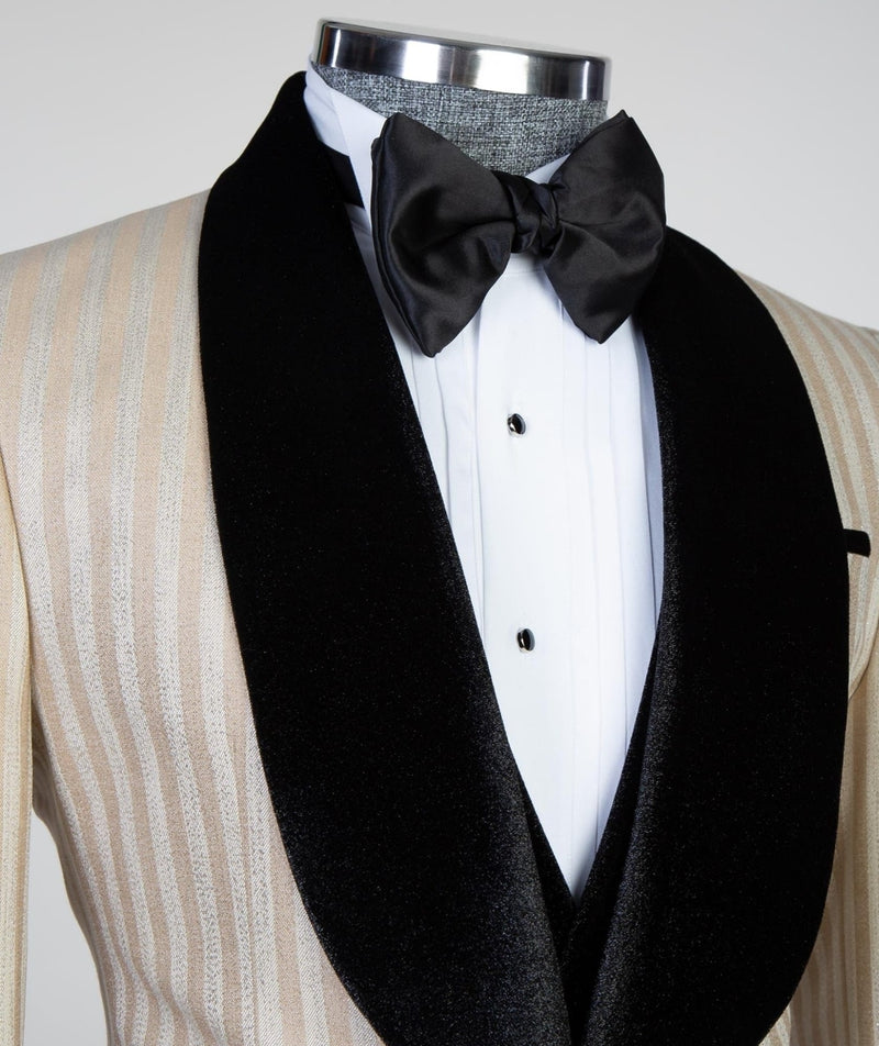 3 pieces Plaid Tuxedo