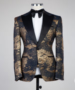 Brown Leopard Tuxedo