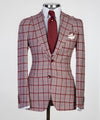 3 pieces Plaid Suit