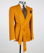 Men’s Orange Belted Suit