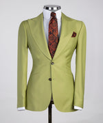 Men’s Three pieces Green Royal Suit