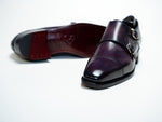 Men’s Augergine Patina Double monks