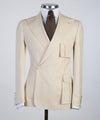 Zénith Beige Striped Blazer