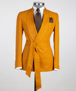 Men’s Orange Belted Suit