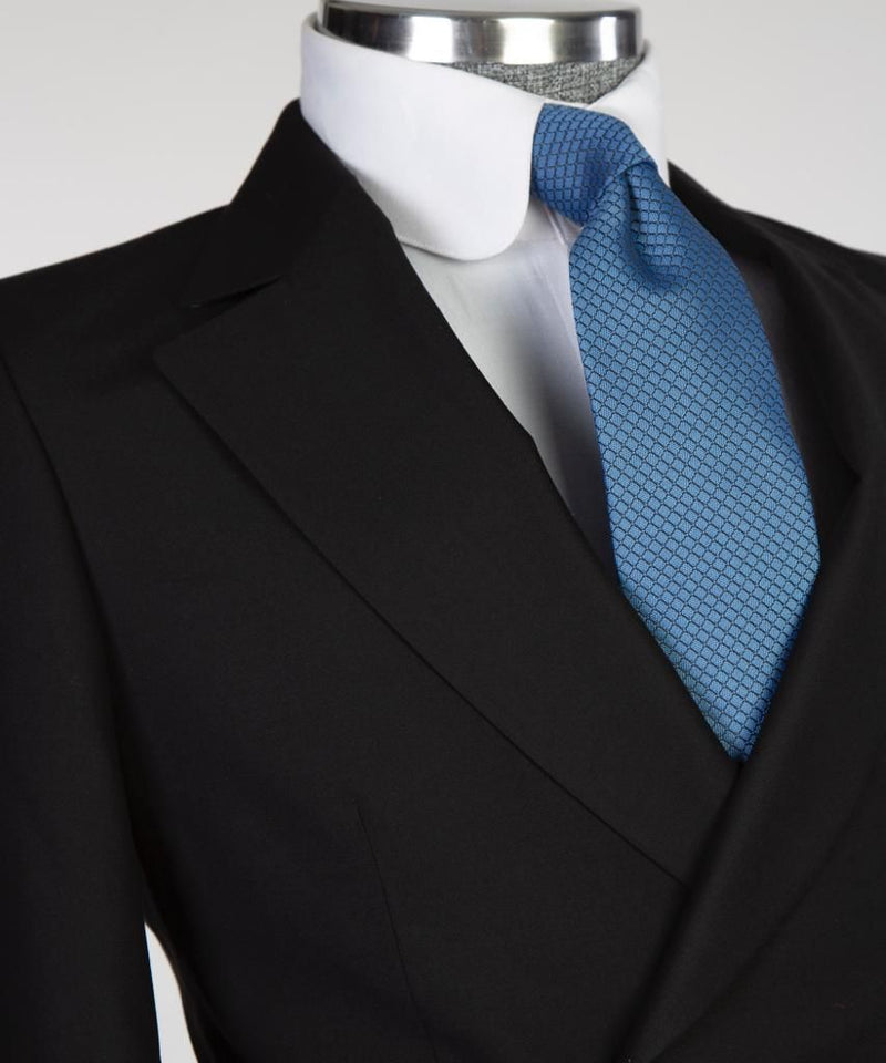 Men’s Black Belted Suit