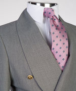 Mens Gray Double Breasted Suit