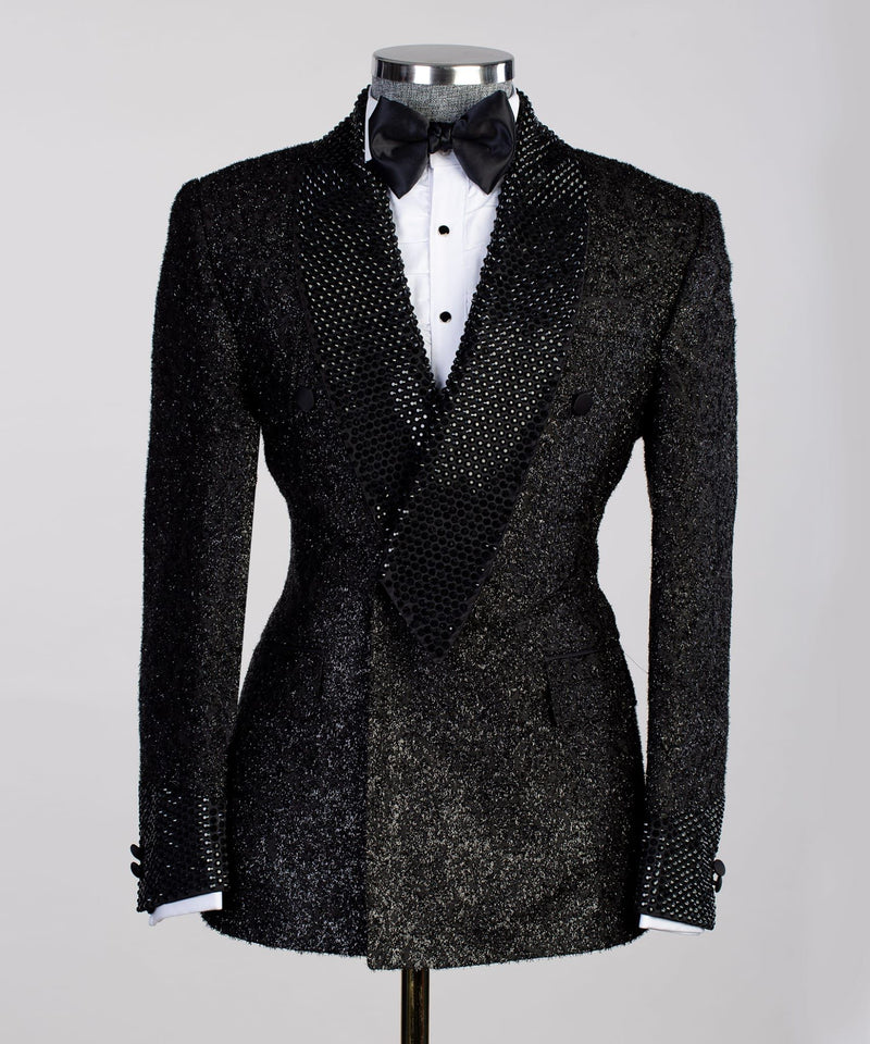 Royal Belted Tuxedo Suit