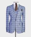 Three pieces Plaid business Suit