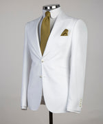 Men’s three pieces White Royal Suit