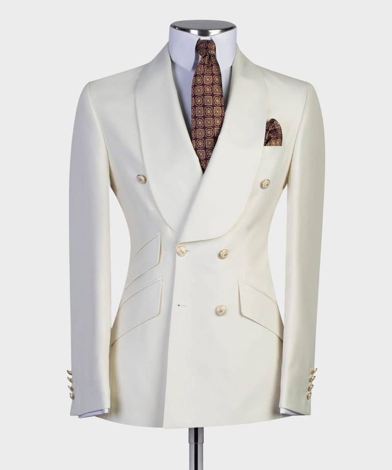 Mens Double Breasted Suit