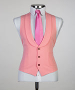 3 pieces Pink Suit