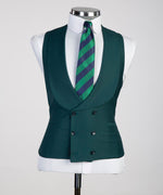 Men’s Three pieces Green Royal Suit