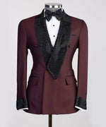 Royal Belted Tuxedo Suit