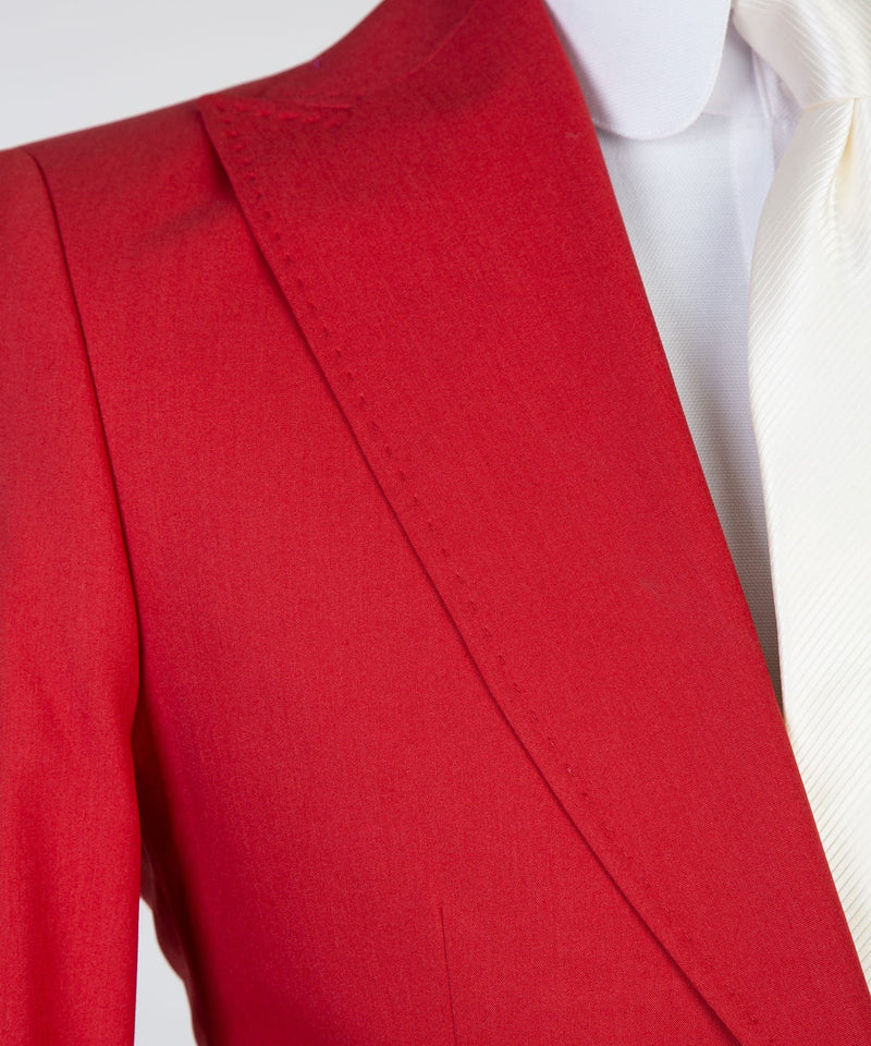 3 pieces Red business suit