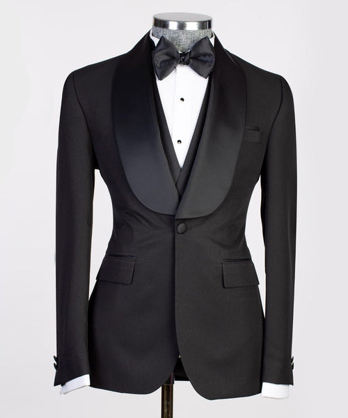 Men’s Black Smoking Tuxedo Suit