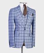 Three pieces Plaid business Suit