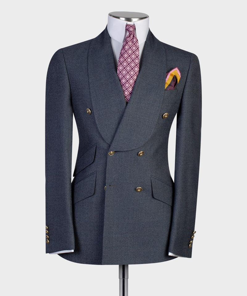 Mens Double Breasted Suit