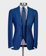 3 pieces Blue Business Suit